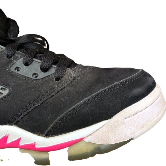 Rare 2017 Air Jordan 5 Retro Black Deadly Pink Size 6.5 - Picture 9 of 16